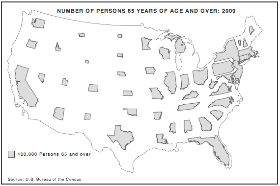 noncontiguous cartogram from Olson redrawn in OpenLayers