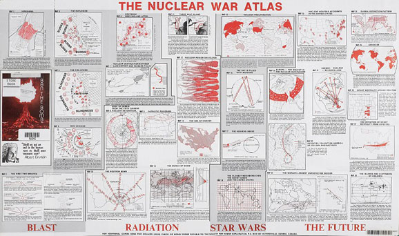An early poster version of William Bunge's Nuclear War Atlas